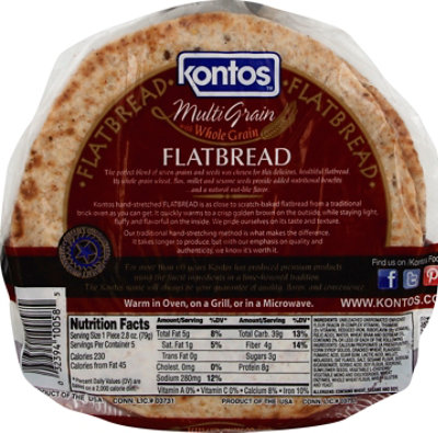 Kontos Multigrain Flatbread - 14 OZ - Image 3