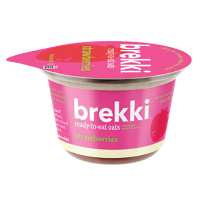 brekki Strawberries Overtnight Oats - 5.3 Oz - Image 2