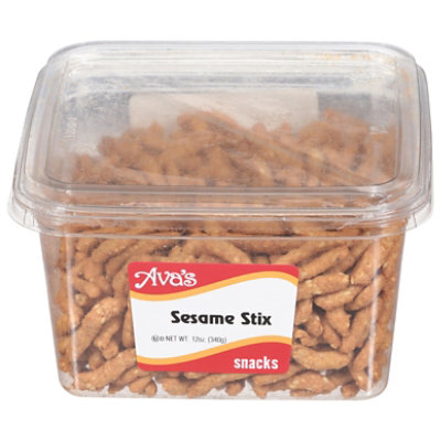 Ava's Salted Sesame Sticks Family Tub - 12 Oz - Image 3