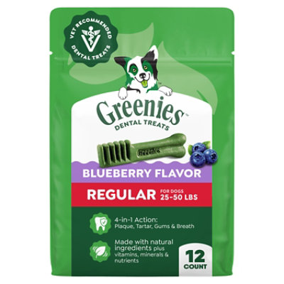Greenies Blueberry Regular Dental Treats - 12 Oz - Image 1