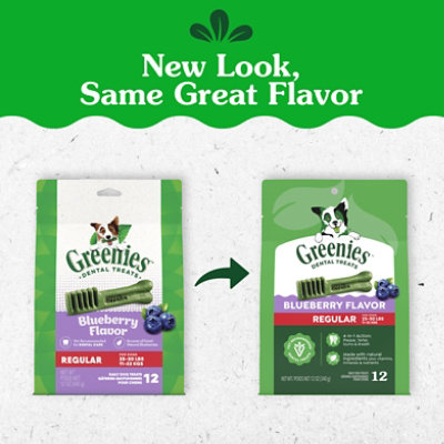 Greenies Blueberry Regular Dental Treats - 12 Oz - Image 2