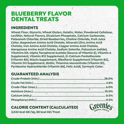 Greenies Blueberry Regular Dental Treats - 12 Oz - Image 4