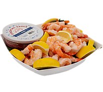 Cooked Shrimp Platter 26-30 Ct 50 Pc Lb - EA