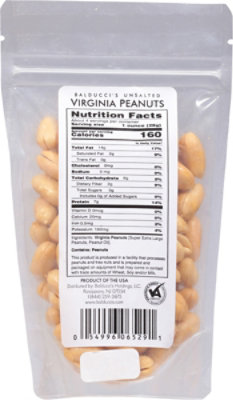 Balducci's Light Unsalted Virginia Peanuts - 4 Oz - Image 6