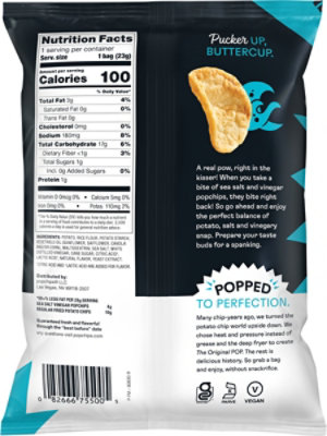 Pop Chip Potato Chip Sea Salt And Vngr - .8 OZ - Image 6