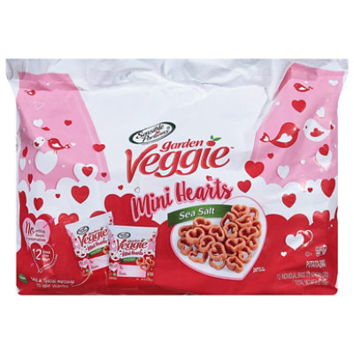 Sensible Portions Mini Hearts Sea Salt Garden Veggie Chips - 6 Oz - Image 2