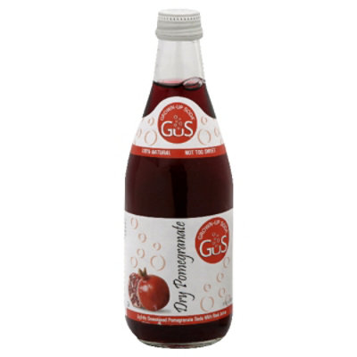 Gus Dry Soda Pomegranate - 12 FZ - Image 1