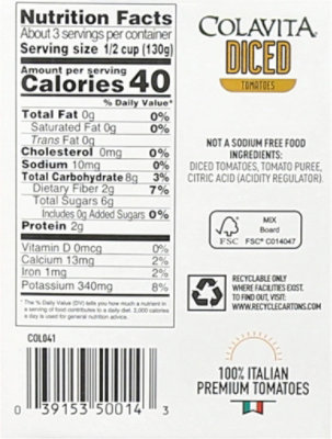 Colavita Italian Diced Tomatoes - 13.76 Oz - Image 6
