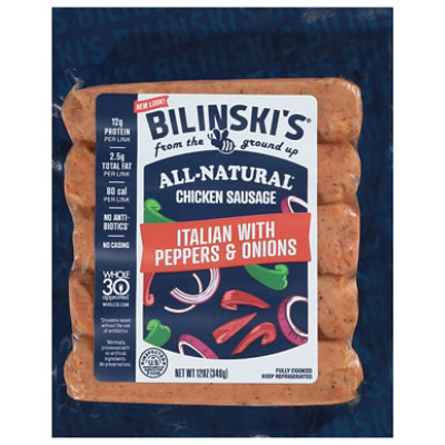 Bilinski Ital Sausage W/pepper - 12 OZ - Image 2