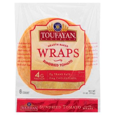 Toufayan Tomato Wraps - 11 OZ - Image 3