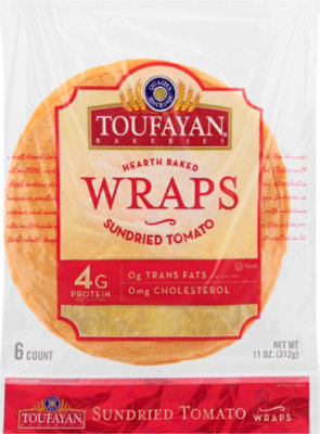 Toufayan Tomato Wraps - 11 OZ - Image 2