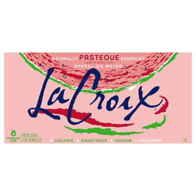 LaCroix Pasteque Watermelon Sparkling Water - 8-12 Oz - Image 3