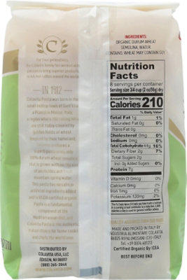 Colavita Organic Rigatoni Pasta - 16 OZ - Image 6