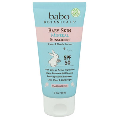 Babobotani Sunscrn Ltn Baby Spf50 - 3 FZ - Image 3