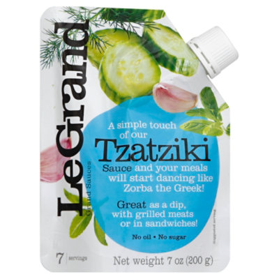 Le Grand Pesto Tzatziki Sauce - 7 OZ - Image 1