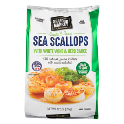 Scallop White Wine Herb Sauce - 12.5 OZ - Image 1