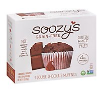 Soozy's Double Chocolate Muffin  Pack - 4-9 Oz