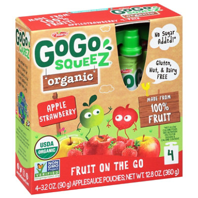 Go Go Squeeze Organic Strawberry - 12.8 OZ - Image 1