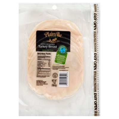 Plainville Abf Oven Roasted Turkey - 7 OZ - Image 1