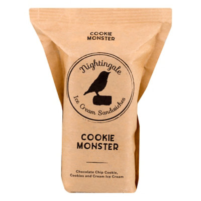 Nightingale Cookie Monster Ice Cream Sandwich - 5.3 Oz - Image 3
