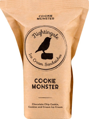 Nightingale Cookie Monster Ice Cream Sandwich - 5.3 Oz - Image 2