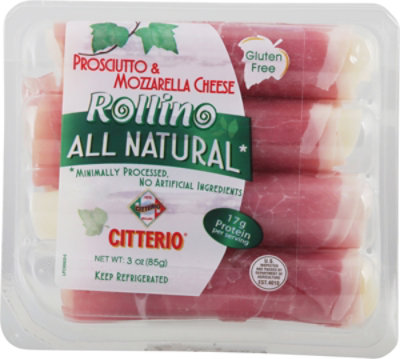 Citterio Prosciutto/mozz Rollino - 3 OZ - Image 2