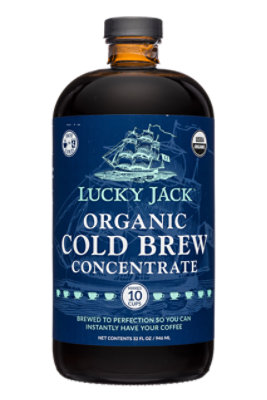 Lucky Jack Cold Brew Coffee Concentrate - 32 Fl. Oz.