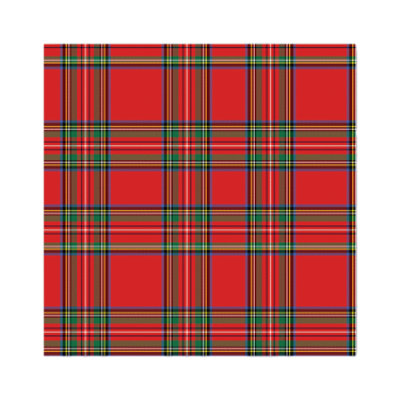 Md Tartan Cocktail Napkin - EA - Image 1