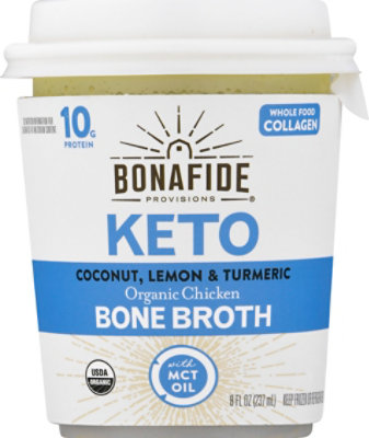 Bonafide Provisions Coconut, Lemon & Turmeric Keto Bone Broth - 8 Oz - Image 2