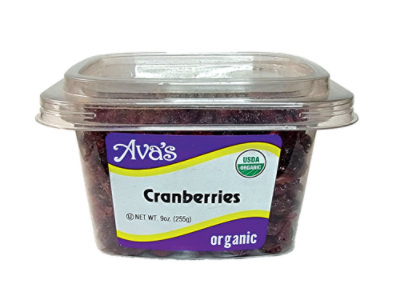 Ava Organic Cranberries - 9 OZ - Image 1