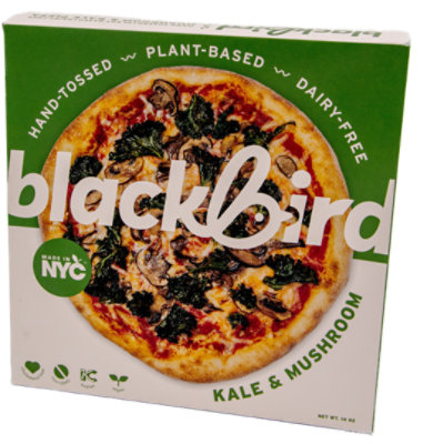 Blackbird Pizza Pb Kale Mushroom Vegan - 14 OZ - Image 1