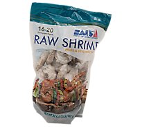 Raw Shrimp 16-20 Count Peeled & Deveined Tail On - 1 Lb
