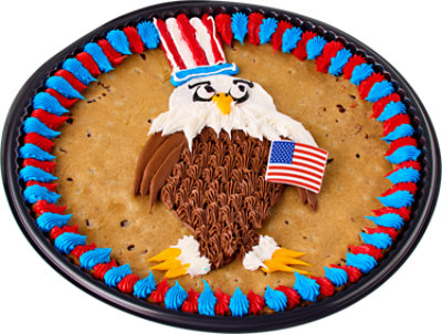 Bald Eagle Decorated Message Cookie - Each - Image 1