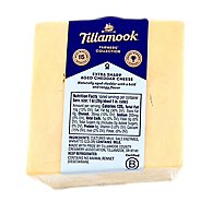 Tillamook Extra Sharp Cheddar Cheese - 0.50 Lb