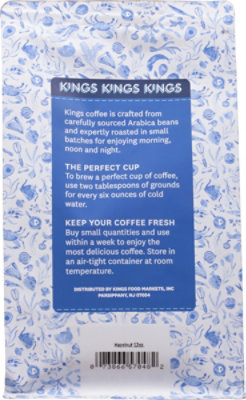 King’s Gourmet Foods Hazelnut Ground Coffee - 12 Oz - Image 4