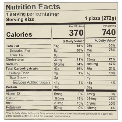 Table Pizza Coal Oven Marghrita 10 In - 9.6 OZ - Image 4
