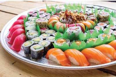 Sushi Maru Express Premium Platter* - 80 Count (Available After 11 AM) - Image 1
