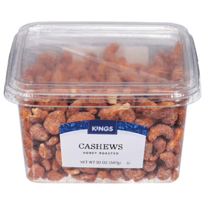 Kn Cashews Honey Roasted 20oz - 20 OZ - Image 1