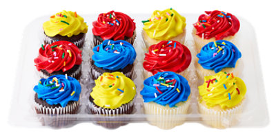 Bakery Assorted Cupcake with Traditional Icing - 12 Count - Image 1