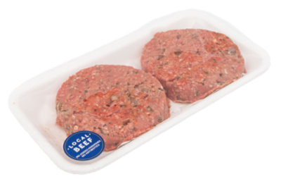 Local Harvest Ground Beef Patty With  Cowboy Seasoning - 1 Lb - Image 1