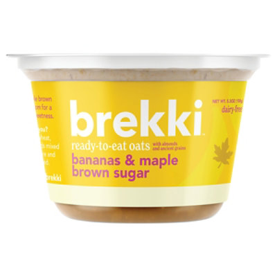 Brekki Bananas & Maple Brown Sugar Overnight Oats - 5.3 OZ - Image 3