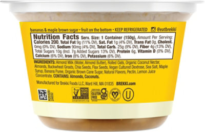 Brekki Bananas & Maple Brown Sugar Overnight Oats - 5.3 OZ - Image 6