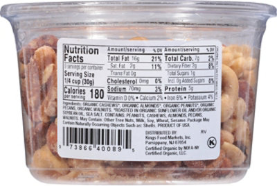 Kleins Naturals Organic Salted Mix Nut - 9 Oz - Image 6