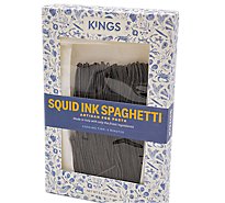 Kings Squid Ink Spaghetti Pasta - 8.8 Oz