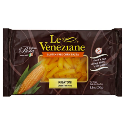 Le Veneziane Gluten Free Rigatoni - 8.82 Oz - Image 1