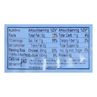 Quiche Asparagus Mushroom Asiago - 28 OZ - Image 4