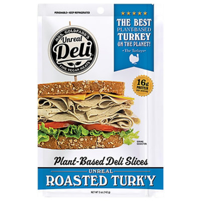 Unreal Deli Tureky Plant Based - 5 OZ - Image 3