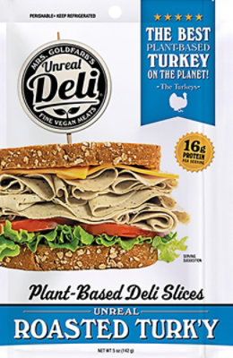 Unreal Deli Tureky Plant Based - 5 OZ - Image 2