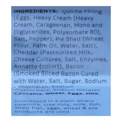 Quiche Bacon Cheddar - 28 OZ - Image 5