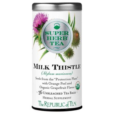 The Republic of Tea Superherb Milk Thistle - 36 Count - Image 2